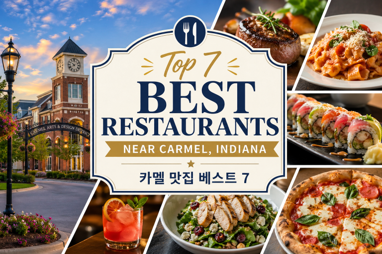 [기획] Top 7 Best Restaurants Near Carmel, Indiana — 카멜 맛집 베스트 7