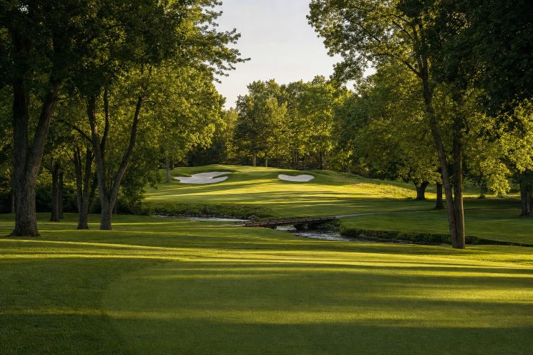 BrookShire Golf Club 카멜 인디애나 Cool Creek 시그니처 홀 William Diddel 설계
