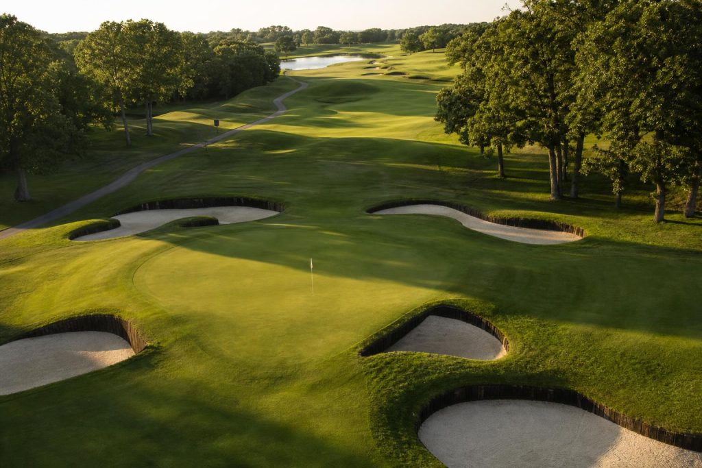 Crooked Stick Golf Club 카멜 인디애나 시그니처 그린 복합부 Pete Dye 설계