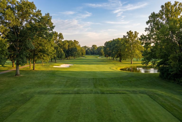 Pebble Brook Golf Club South 코스 시그니처 페어웨이 노블스빌 인디애나 James Dugan 1972 parkland
