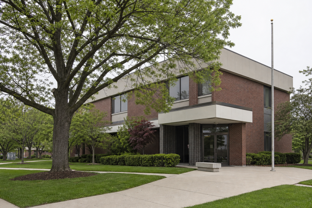 인디애나폴리스 매리언 카운티 청소년 시설 외관 Indianapolis Marion County youth services facility 24/7