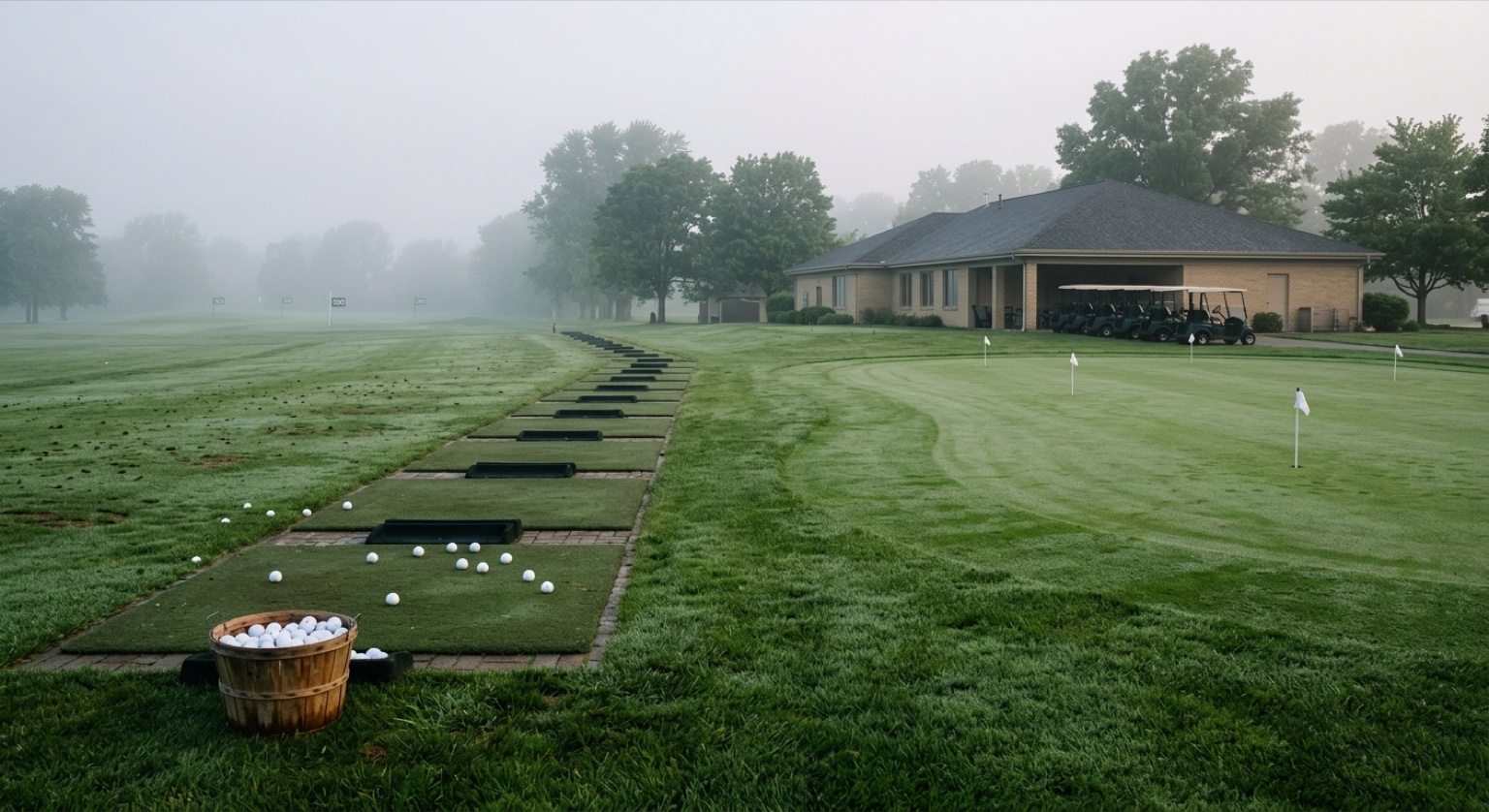 Bear Slide Golf Club 클럽하우스 연습장 드라이빙 레인지 시세로 인디애나 Bear Slide practice range clubhouse Cicero Indiana