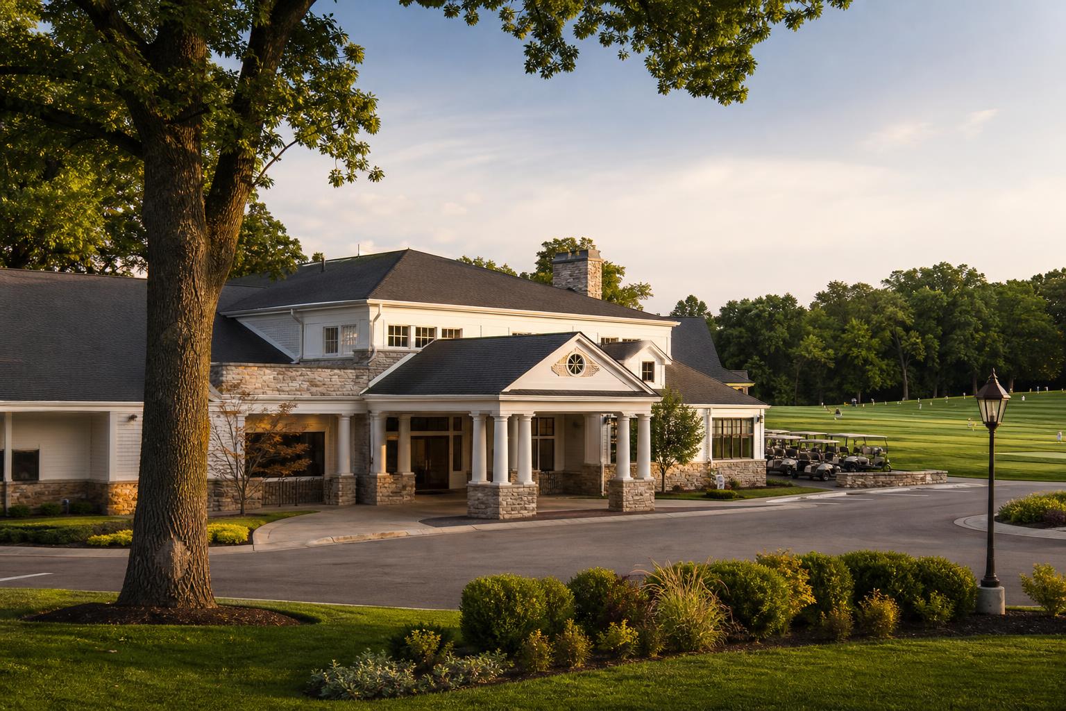Sycamore Hills 클럽하우스와 연습장 잭 니클라우스 시그니처 사립 골프 클럽 Fort Wayne Indiana