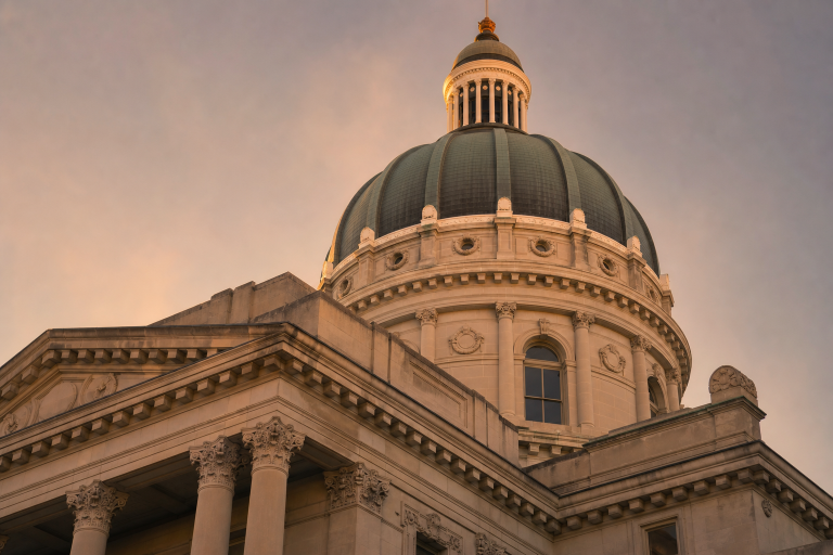 인디애나 주(州) 의사당 외관 Indiana State Capitol Indianapolis Statehouse