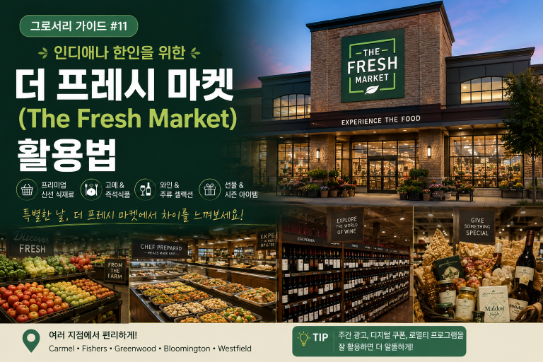 더 프레시 마켓 The Fresh Market 인디애나 프리미엄 스페셜티 그로서리