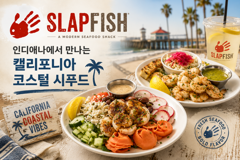 Slapfish(슬랩피쉬) — 인디애나에서 만나는 캘리포니아 코스털 시푸드