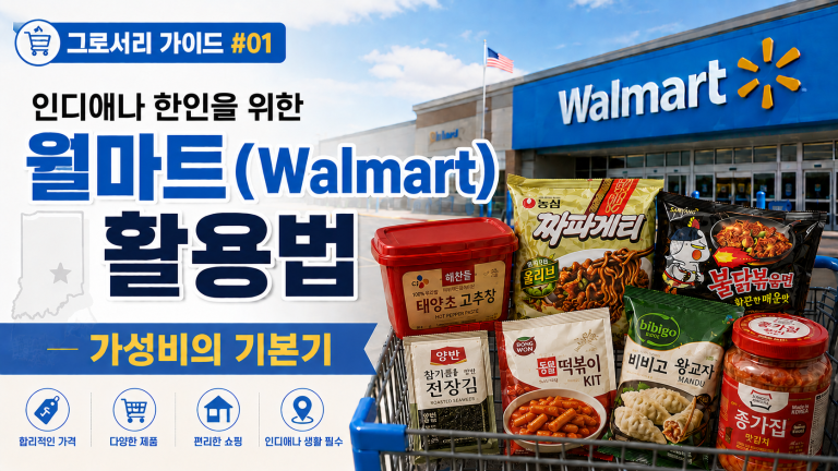 [그로서리 가이드 #01] 인디애나 한인을 위한 월마트(Walmart) 활용법
