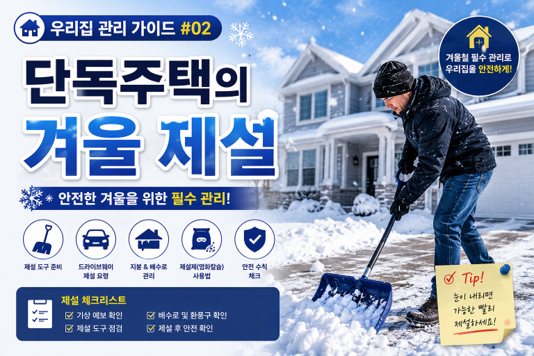 [우리집 관리 가이드 #02] 단독주택의 겨울 제설