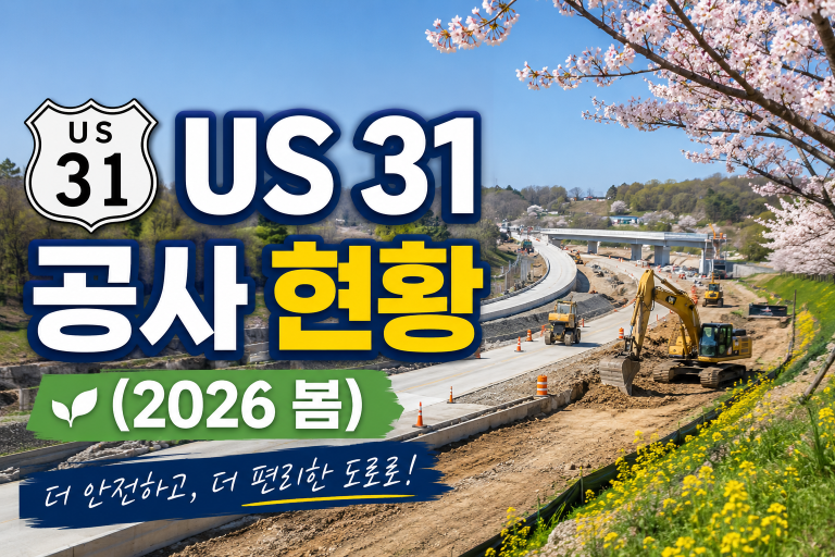[기획] US 31 공사 현황 (2026 봄) — 카멜·웨스트필드·코코모 통근길 영향과 우회 안내