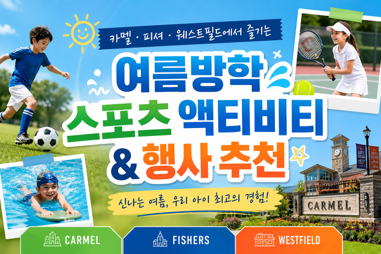 [기획] 카멜 · 피셔 · 웨스트필드에서 즐기는 여름방학 스포츠 액티비티 & 행사 추천