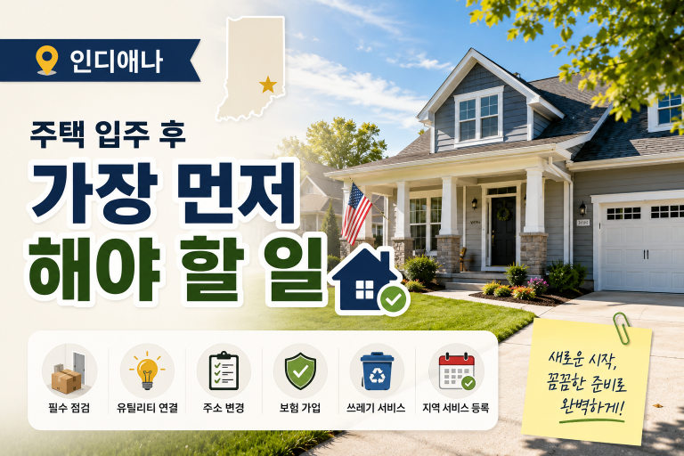 주택 입주 후 가장 먼저 해야 할 일