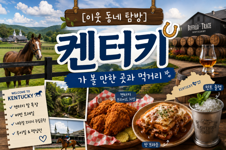 [이웃 동네 탐방] 켄터키 — 가 볼 만한 곳과 먹거리