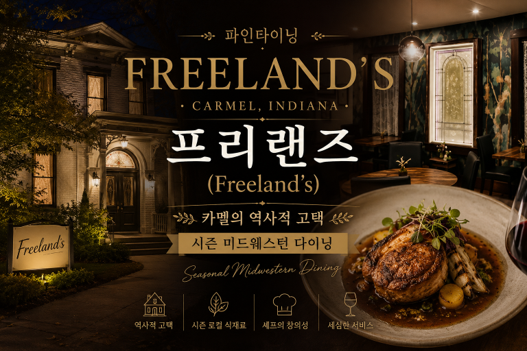 프리랜즈(Freeland’s) — 카멜의 역사적 고택, 시즌 미드웨스턴 다이닝