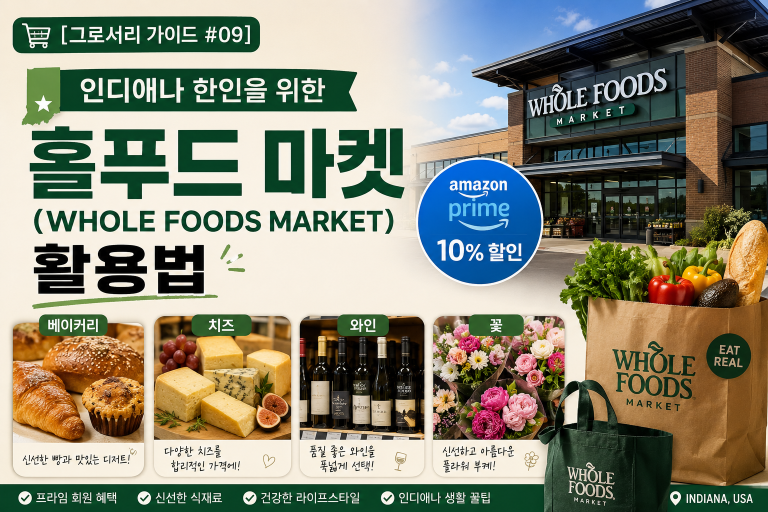 [그로서리 가이드 #09] 인디애나 한인을 위한 홀푸드 마켓(Whole Foods Market) 활용법