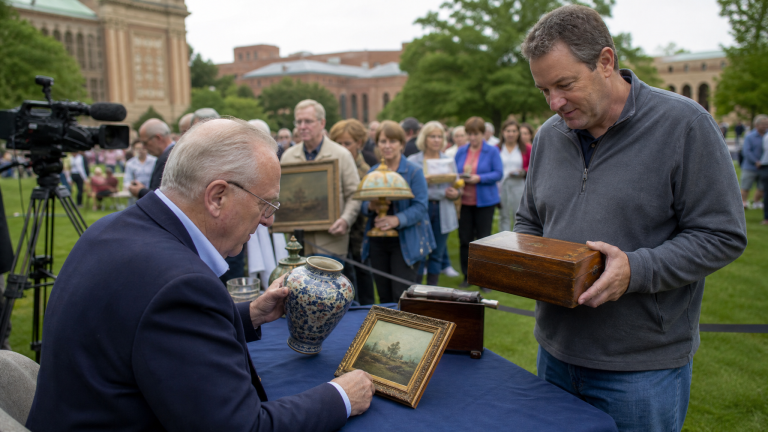 앤티크 로드쇼 감정 행사 Antiques Roadshow appraisal event at Newfields Indianapolis