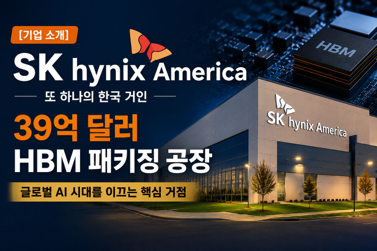 [인디 기업] SK hynix America — 39억 달러 HBM 패키징 공장, 또 하나의 한국 거인
