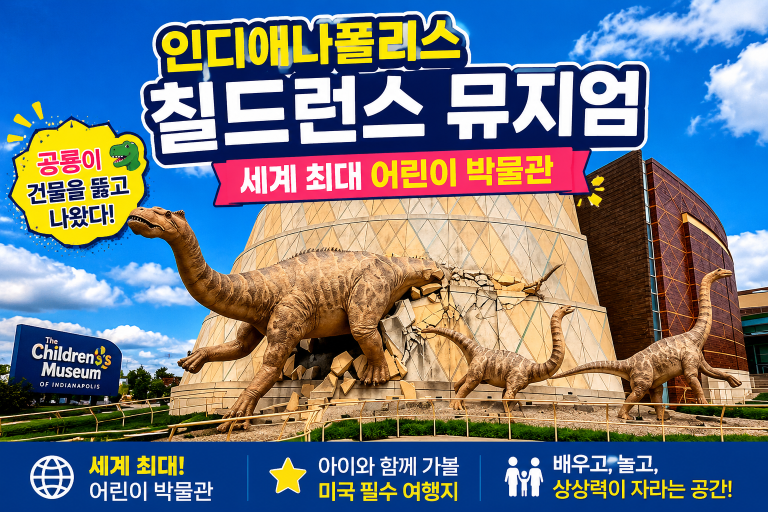 세계 최대 어린이 박물관- 인디애나폴리스 칠드런스 뮤지엄