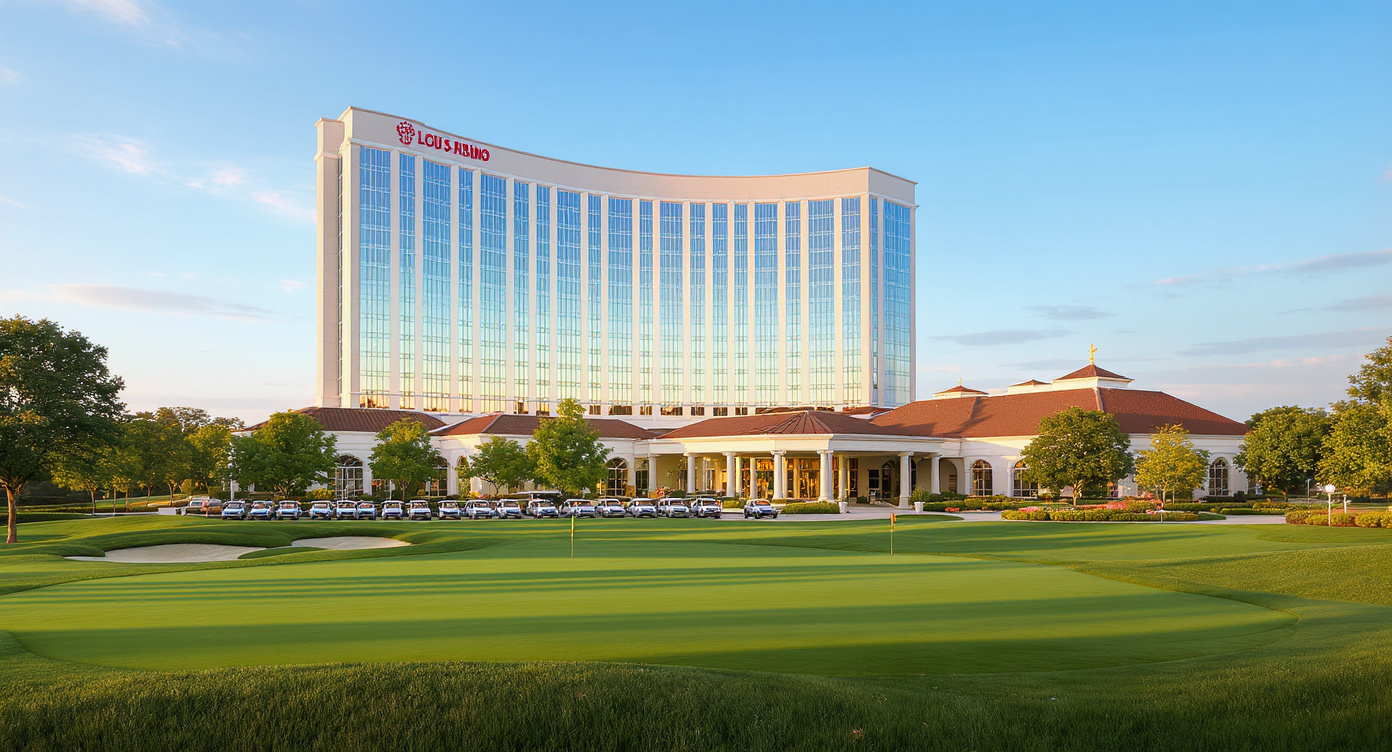 Belterra Casino Resort 호텔 클럽하우스 골프 코스 인디애나 리조트 Belterra Casino Resort hotel clubhouse golf course Indiana