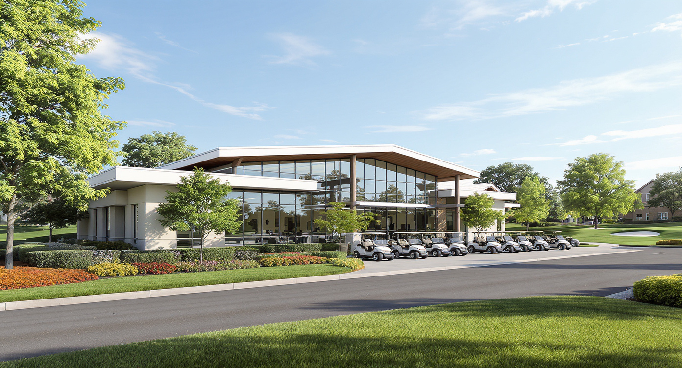 Hickory Stick Golf Club 클럽하우스 The Haven 레스토랑 골퍼스 라운지 그린우드 인디애나 Hickory Stick Golf Club clubhouse The Haven restaurant Greenwood Indiana