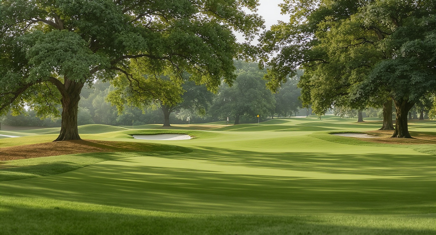 Ulen Country Club 페어웨이 100년 수목 클래식 파크랜드 William Diddel 1924 레바논 인디애나 Ulen Country Club fairway century-old trees classic parkland 1924 Lebanon Indiana