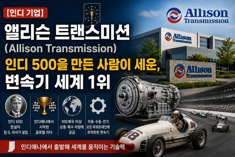 [인디 기업] 앨리슨 트랜스미션(Allison Transmission) — 인디 500을 만든 사람이 세운, 변속기 세계 1위