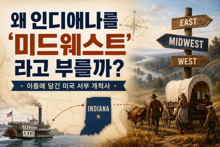 왜 인디애나를 ‘미드웨스트’라고 부를까 — 이름에 담긴 미국 서부 개척사