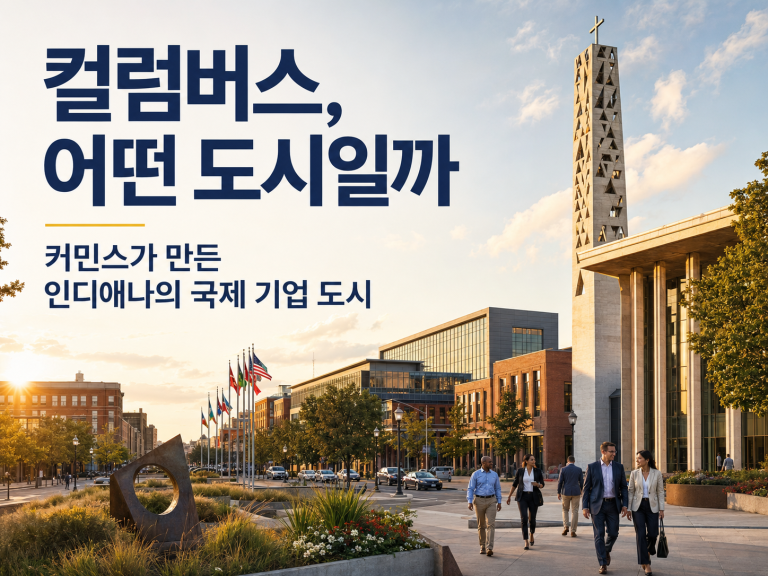 컬럼버스, 어떤 도시일까 — 커밍스가 만든 인디애나의 국제 기업 도시