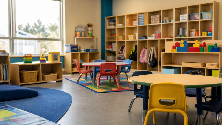 인디애나폴리스 보육시설 어린이집 교실 내부 childcare center Indiana 보육 바우처